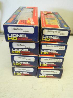 5-8511 Tyco Ho Lot Of 8 Late Lionel Freight Cars As Described In Orig Boxes Mint Ap