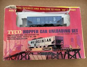 10056 Tyco 862 700 Vintage Ho Scale Hopper Car Bm Unloading Set