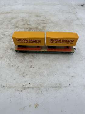 90806 Tyco Vintage Ho Union Pacific Trailer Freight Service Piggyback Train Flat Car
