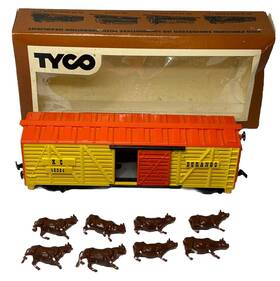 40394 Tyco 935-2 Durango Kc Ho Scale Livestock Cattle Car With And Box
