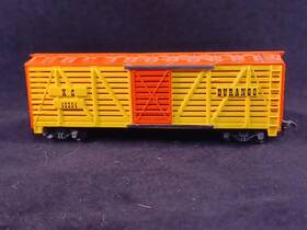 Kc-40394 Tyco Ho Scale Durango Kc 40394 Livestock Cattle Freight Train Car Yellow And Orange