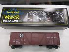 66245 U3309 Weaver Santa Fe Outside Braced Boxcar Rail Gauge