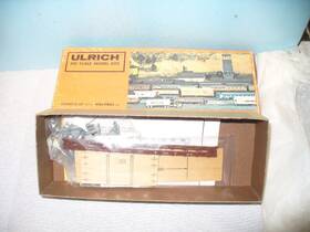 931-160-ho Ulrich 931-160 Vintage #931-160-ho 40 Ft. Flat Car Kit-less Trucks-southern Pacific-nib
