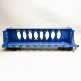 R17410 Usa Trains G Scale Csx Transportation Center Beam Cushion Flatcar
