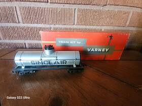 2466-s Varney Vintage Trains Ho Scale Silver Black 2466 S Tank Car Sdrx 38001 Sinclair