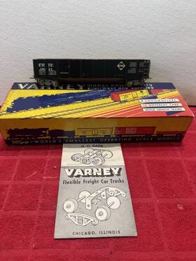 431182 Varney Vintage Ho Scale Rtr 44 3 Bay Hopper Erie Lackawanna With Box