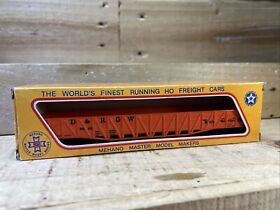 5682 Vintage Ho Scale Mehano D&rgw 50foot Gondola Orange #5682 Bnos Denver Rio Grande