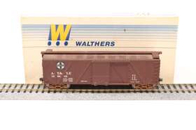 932-2112 Walthers 128903 Ho 40ft Ss Wood Box Car Santa Fe Atsf Built