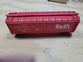 932-2551 Walthers 15538 Ho 40ft Reefer Box Car Swift Srlx