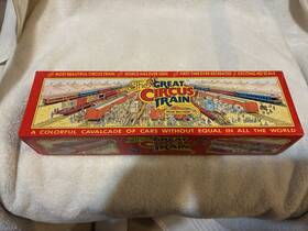 1967c Walthers Ho Circus Box Car Flat Hagenbeck Wallace Sun Bros Orange Gray