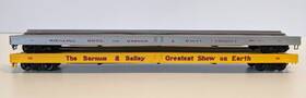 1967k Walthers Ho Model The Great Circus Train Flat Car Set # 53 And 60