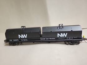 20001156 Walthers Ho N&w Steel Coil Car With Ring Engineering End Of Train Eot F.r.e.d