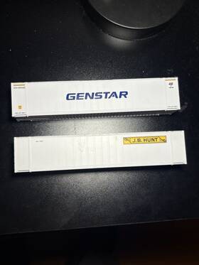 480526 Walthers Ho 48 Containers Genstar And Jb Hunt