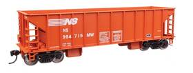 910-57027 Walthers 57027 Mainline Ho Norfolk Southern Ns Mow 41ft Ballast Hopper