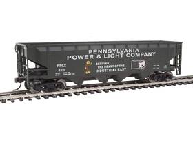 Walthers 616374093410 Trainline Ho Scale Model Offset Quad Hopper - Ready To Run Pennsylvania Pow