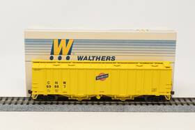 932-3668 Walthers 69887 Ho Airslide Hopper C&nw Yellow Built