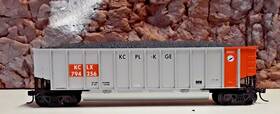 794-256 Walthers Ho Bethgon Coalporter Hopper Kansas City Power And Light With Load Ho-332