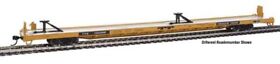 910-5715 Walthers-89foot Channel Side Flatcar Ready To Run Trailer-train #150155 Yell