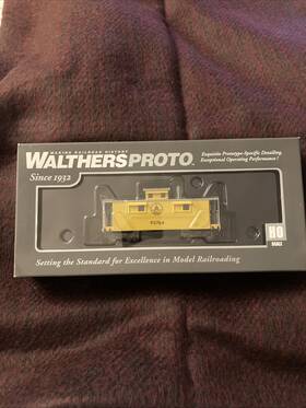 90764 Walthers Proto Ho 25ft C&o Wood Yellow Caboose Baltimore And Ohio #90764 Nib