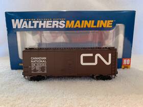 910-1765 Walthers Mainline #910-1765 Ho Scale Canadian National 40ft Aar Boxcar #525303
