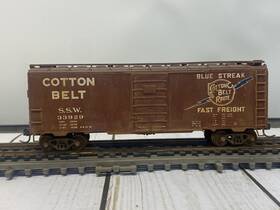 910-1771 Walthers Ho Mainline Cotton Belt Boxcar Ssw #33929 40ft -weathered