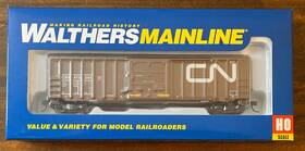 910-1852 Walthers 910-1854 Canadian National Ho 50ft Acf Exterior Post Boxcar Cn #419344