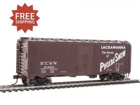 910-2717 Walthers Ho Delaware Lackawanna And Western 40ft Aar Modified 1937 Boxcar