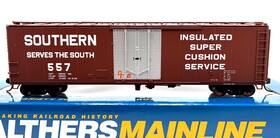 910-2822 Walthers Ho Mainline 50ft Pcf Insulated Boxcar Southern # 557