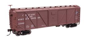 910-40706 Walthers 910-40206 Ho Chicago And North Western 62042 40ft Single Sheathed Boxcar