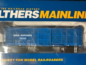 920-4510 Walthers 910-4510 Mainline Ho #920-4510 40 Stock Car Great Northern #56385 Rtr Nib