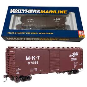 910-45514 Walthers Ho Scale 40ft Ps-1 Boxcar Missouri-kansas-texas Mkt #97686