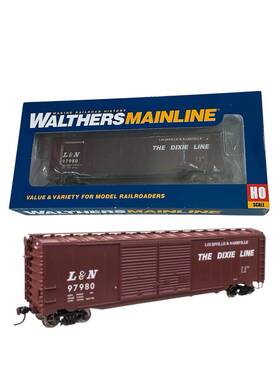 910-46609 Walthers Ho 50ft Aar Improved Double-door Boxcar Louisville And Nashville