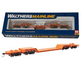 910-50225 Walthers Ho 81ft 8-axle Depressed Center Flatcar Santa Fe Atsf 90011