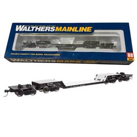 910-50244 Walthers Ho 81ft 8-axle Depressed Center Flatcar Western Pacific Wp