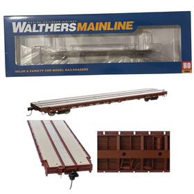 910-5392 Walthers Mainline Ho Scale 60ft Ps Flatcar Bnsf #584966