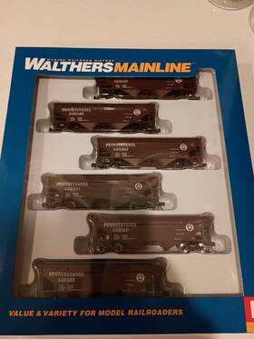 910-56954 Walthers Prrv Pennsylvania Railroad Hopper Car Set