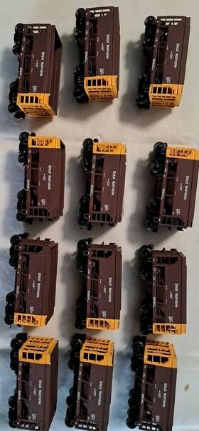 910-58078 Walthers Ho Great Northern Gn 24ft Taconite Ore Car Set Ln No Box