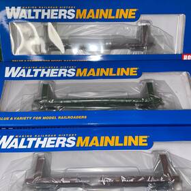 910-5842 Walthers 910-5842/5858/5874 Ho Scale Lot Of 3 60ft P-s Bulkhead Flatcars Nib