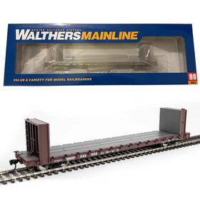 910-5857 Walthers Mainline Ho Scale 60ft Ps Bulkhead Flatcar Bnsf 545005