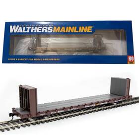 910-5873 Walthers Ho Scale 60ft Ps Bulkhead Flatcar Trailer Train Pttx 90566