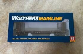 910-5923 Walthers Ho Scale Bnsf 53ft Gsc Bulkhead Flatcar #552152