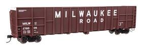 910-6117 Walthers Mainline Milwaukee Road Milw 61ft Wood Chip Gondola Freight Car