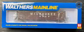 910-6118 Walthers Mainline Ho Scale Milwaukee Road 61ft Wood Chip Gondola Car