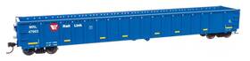 910-6473 Walthers Ho Montana Rail Link 68ft Railgon Gondola Ready To Run #47003