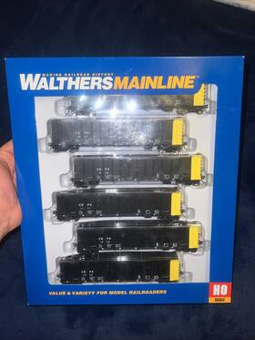 910-65703 Walthers Ho Mainline 50ft Coal Gondola With Load 6 Pack Cajun Electric