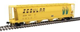 Walthers 910-7860 Mainline Ho 7860 Scoular Scox 59ft Cylindrical Hopper Grain Train