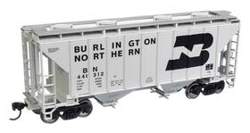 910-7974 Walthers Ho Bn 37ft 2980 Cubic-foot 2-bay Covered Hopper Rtr #441312