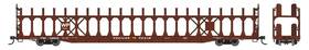 Walthers 910-8048 Ho Wp Rtr 89ft Flatcar With Bi-level Open Auto Rack #930246