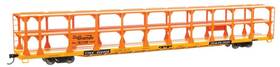910-8208 Walthers Ho Drgw 89ft Flatcar With Tri-level Open Auto Rack #802868 - Rtr