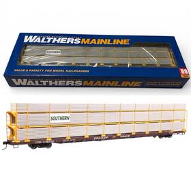 910-8324 Walthers Ho 89ft Tri-level Shielded Auto Rack Southern Railway #962132